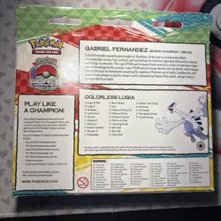 POKEMON 2023 WORLD CHAMPIONSHIP Gabriel Fernandez (Colorless Lugia) New Sealed - Image 4