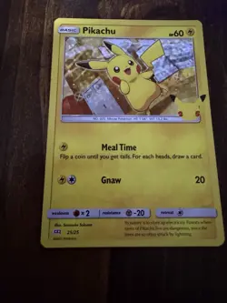 Pokemon Pikachu 25/25 HOLO 25th Anniversary Mcdonalds Promo 2021 Card - Image 1
