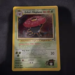Erika's Vileplume Holo Rare Gym Heroes 2000 Pokemon Card TCG 5/132 - Image 1
