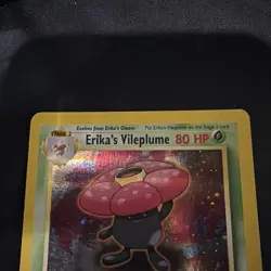 Erika's Vileplume Holo Rare Gym Heroes 2000 Pokemon Card TCG 5/132 - Image 2