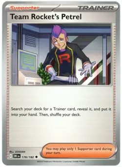 Team Rocket's Petrel - 176/182 - Destined Rivals - NM/M - English - Pokemon - Image 1
