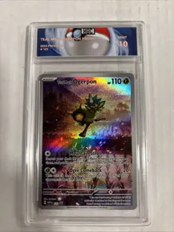2024 Pokemon Teal Mask Ogerpon Promo #123 HGC 10 (sb4) - Image 1