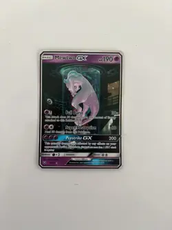 Pokemon TCG Mewtwo GX Secret Rare 78/73 Shining Legends Excellent Condition - Image 1
