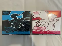 Pokemon Black Bolt and White Flare Pokemon Center ETB Sealed Elite Trainer Box - Image 1