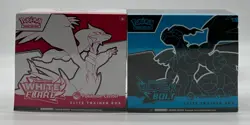 Set of Pokemon Center White Flare & Black Bolt ETB Elite Trainer Box Sealed - Image 1