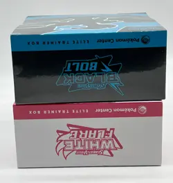 Set of Pokemon Center White Flare & Black Bolt ETB Elite Trainer Box Sealed - Image 4