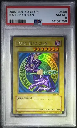 2002 Yu-Gi-Oh! Dark Magician SDY #006 PSA 8 SDY-006 - Image 2