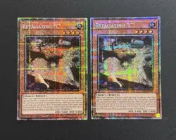 2025 YUGIOH MP25 1ST ED STARLIGHT RARE RETALIATING C X2 NM SET - Image 1