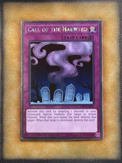Yugioh Call of the Haunted NKRT-EN032 Platinum Rare Limited Edition LP - Image 1