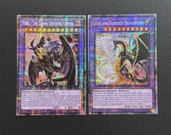2025 YUGIOH MP25 1ST ED STARLIGHT RARE YUBEL & DRAGONLORD NM SET - Image 1