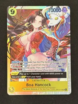 Boa Hancock OP14-112 SR The Azure Sea’s Seven Foil One Piece TCG English NM - Image 1