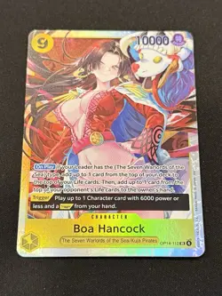 Boa Hancock OP14-112 SR The Azure Sea’s Seven Foil One Piece TCG English NM - Image 4