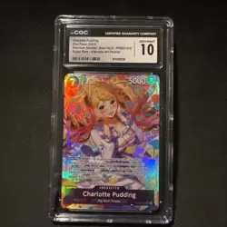 2025 ONE PIECE PRB02-PREMIUM BOOSTER ALTERNATE ART #010 CHARLOTTE PUDDING CGC 10 - Image 1