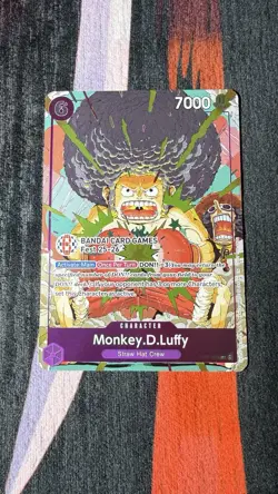 Afro Luffy (BANDAI Card Games Fest 25-26) OP07-073 One Piece Promo Card - Image 1