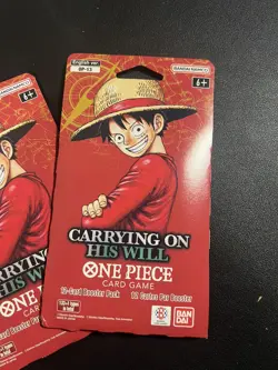 One Piece OP-13 Carrying on His Will Sleeved Booster Packs (Lot of 5 sealed) - Image 3