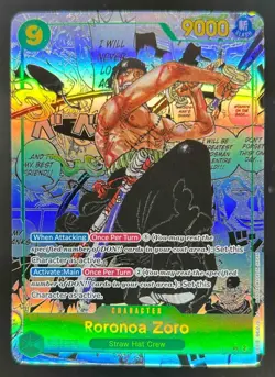 2024 One Piece Wings Of The Captain Roronoa Zoro Manga Alt Art #OP06-118 - Image 1