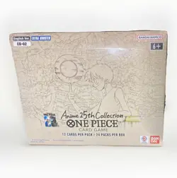 One Piece Extra Booster Anime 25th Collection Booster Box EB-02 Factory Sealed - Image 1