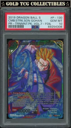 PSA 10 ⭐ Combo Strike Son Gohan Tournament Promo Card Super DBS Z DBZ Heroes - Image 1