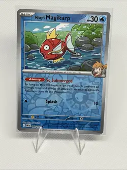 Pokemon TCG Misty's Magikarp Reverse Holo Card 048/182 Destined Rivals - Image 1