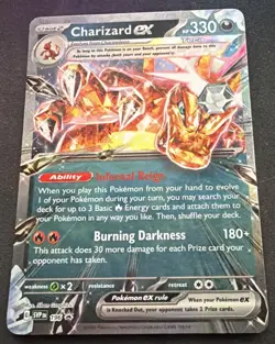 Charizard ex 196 Sv: Scarlet & Violet Promo Cards Holo NM - Image 1