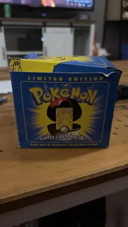 Limited Edition Pokemon 23K Gold-Plated Trading Card Box - Image 2