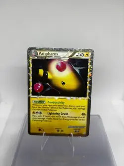 Pokemon TCG Ampharos Holo Ultra Rare Card 105/123 Prime HeartGold SoulSilver - Image 1