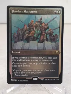 MTG English Flawless Maneuver (Foil Etched) NM Foil Commander Masters - Image 1