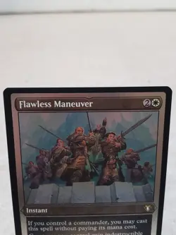 MTG English Flawless Maneuver (Foil Etched) NM Foil Commander Masters - Image 2