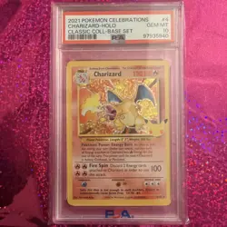 2021 Pokemon Celebrations Charizard-Holo PSA 10 Gem MT Card #4 - Image 1