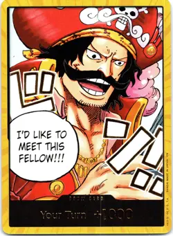 DON!! Card (Gol.D.Roger) (Gold) DON!! Carrying On His Will NM - Image 1