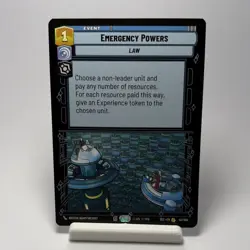 Star Wars Unlimited Emergency Powers Event Card #40/264 - Image 1