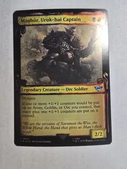 Mauhur, Uruk-hai Captain (Showcase Scrolls) Universes Beyond: Lotr Foil - Image 1