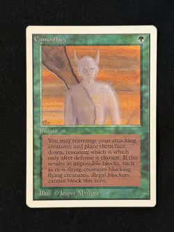 MTG - Camouflage - Unlimited 2nd Edition - 1x LP (Magic: The Gathering) - Image 1