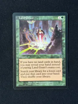 MTG - Land Grant - Mercadian Masques -1x - LP (Magic: The Gathering) - Image 1
