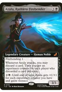 1x MTG Azula, Ruthless Firebender *EXTENDED ART* - Avatar TLA Mythic! NM MINT! - Image 1