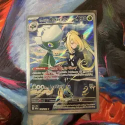 Pokemon Cynthia's Roserade 184/182 Sv10: Destined Rivals Holo 130HP Card - Image 1