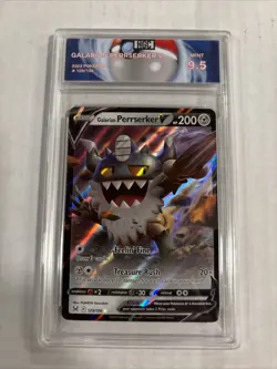 2022 Pokemon Galarian Perrserker V #129 HGC 9.5 (sb4) - Image 1