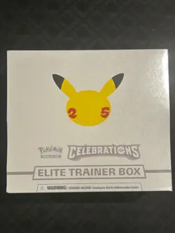 Pokemon TCG 25th Anniversary Celebrations Elite Trainer Box ETB (Sealed) 820650809439 - Image 1