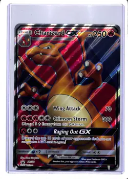 2017 Pokemon Sun & Moon Charizard GX Oversized Black Star Promo BSP #SM60 - Image 1