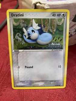 Dratini 52/109 EX Team Rocket Returns Stamped Reverse Holo Pokemon LP - Image 1