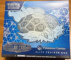 Pokemon Sealed Stellar Crown Pokemon Center Elite Trainer Box Pokemon ETB - Image 1