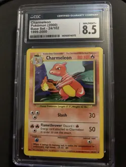 Charmeleom 24/102 Pokemon (2000) Base Set 1999-2000 8.5 - Image 1