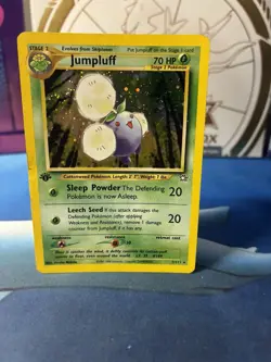 Jumpluff 1st Edition HOLO RARE Pokemon TCG 2000 7/111 RARE NEO GENESIS - Image 1