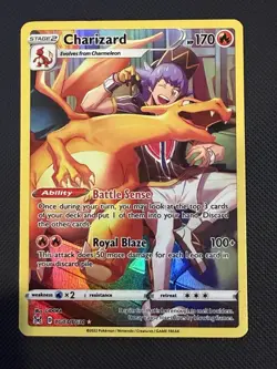 Pokemon TCG Charizard TG03/TG30 2022 Sword and Shield Lost Origin NM Condition - Image 1