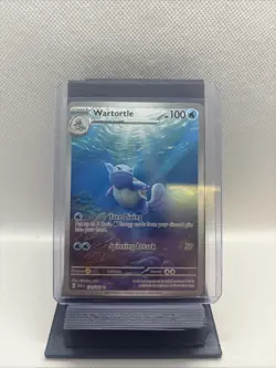 2023 Pokemon Scarlet & Violet 151 Wartortle Illustration Rare Holo 171/165 - Image 1