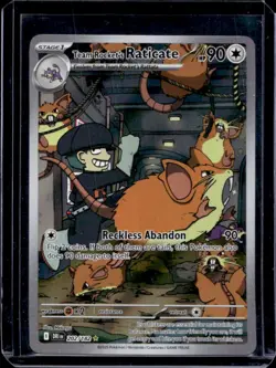 2025 Pokemon SV Destined Rivals DRI EN Team Rocket's Raticate #202/182 - Image 1