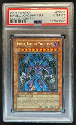 2006 Yu-Gi-Oh Limited Edition Raviel, Lord of Phantasms #CT03-EN003 PSA 10 - Image 1