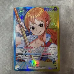 Nami (041) (Alternate Art) OP11-041 A Fist of Divine Speed Foil - Image 1