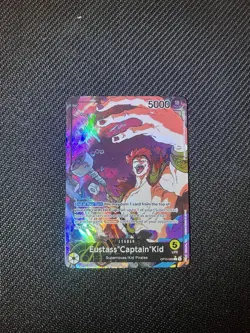One Piece TCG: Eustass "Captain" Kid Leader Alt Art OP10-099 - Image 1