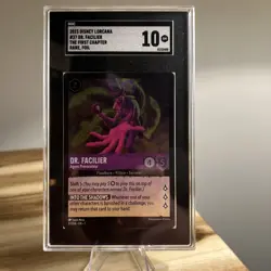 2023 Disney Lorcana Dr. Facilier Agent Provocateur Foil 37/204 SGC 10 Gem Mint - Image 1